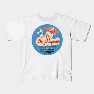 Vintage the Skyway Restaurant San Francisco California Kids T-Shirt